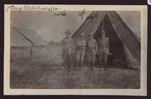 Four soldiers at Camp Glenn, NC
